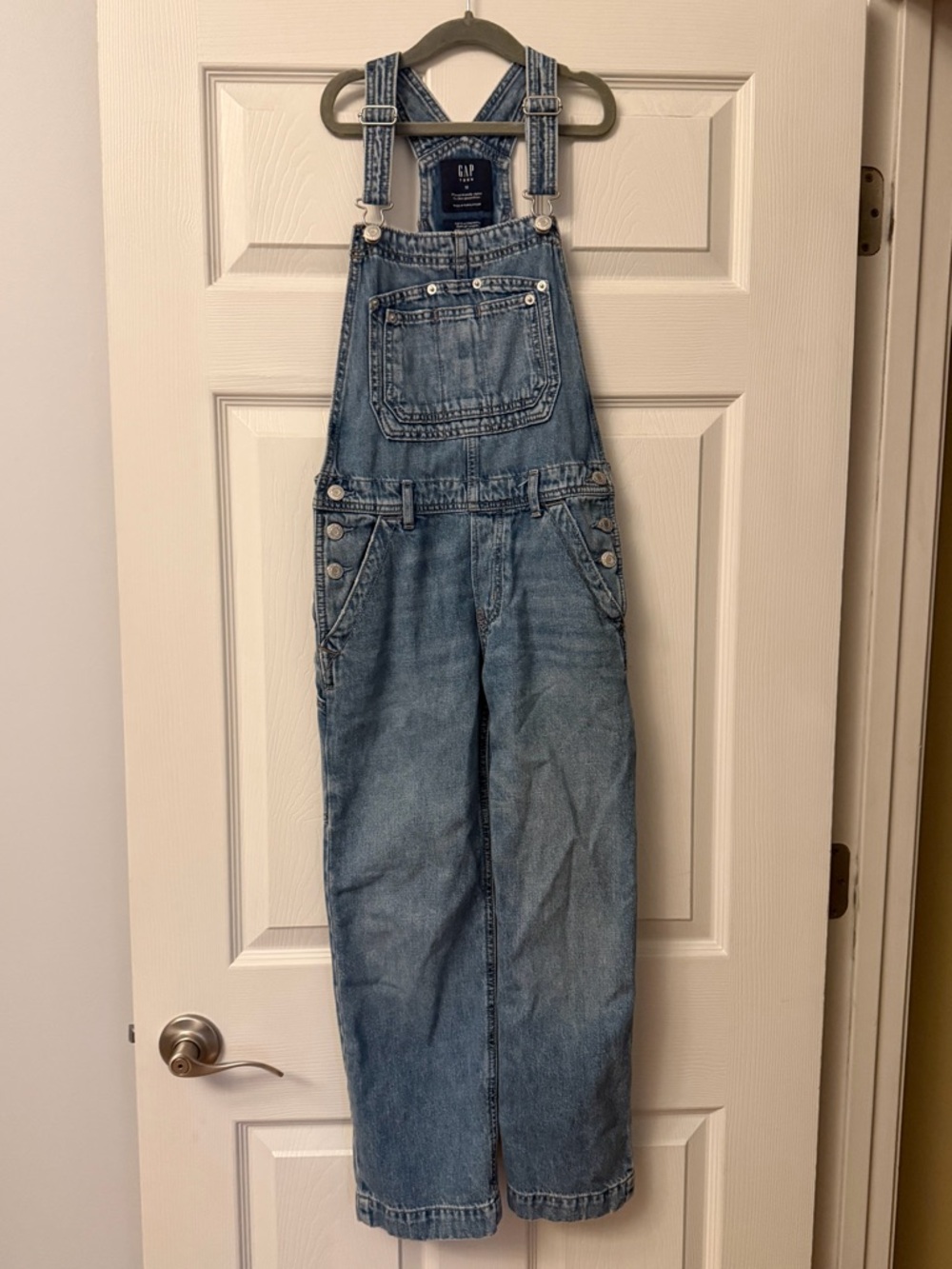 GAP TEEN Medium Blue Denim Overalls